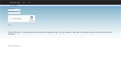 Desktop Screenshot of fasttypers.org